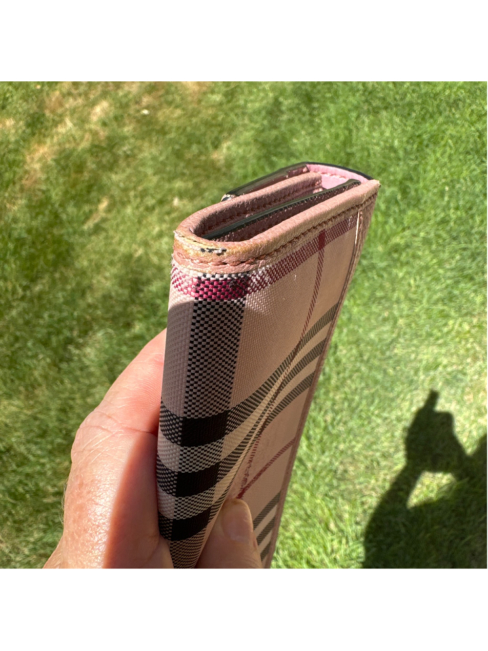 Burberry Pink long wallet with care and purchase cards - Picture 6 of 9